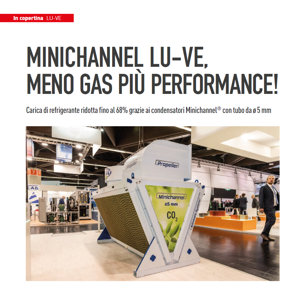 Minichannel LU-VE, meno gas più performance