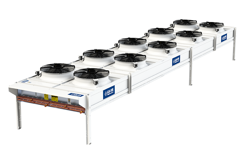 Aerocondensadores con ventiladores axiales SAV-EAV-EHV-SHV-XAV-XHV